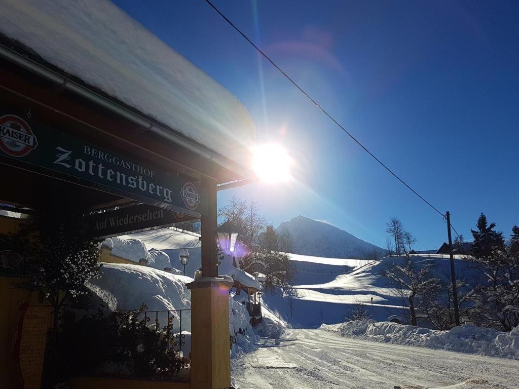 Berggasthof Zottensberg Edlbach Bagian luar foto