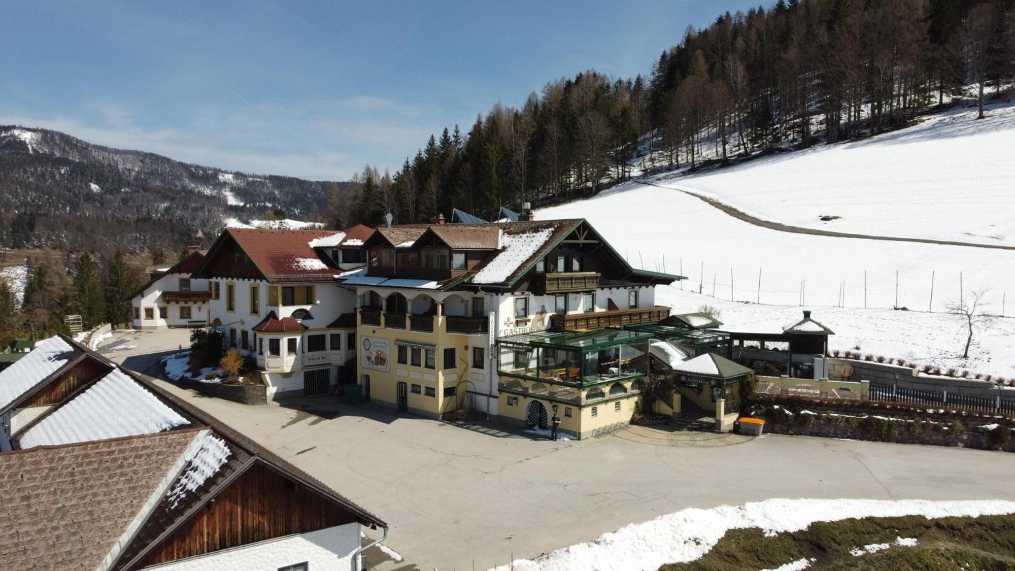 Berggasthof Zottensberg Edlbach Bagian luar foto