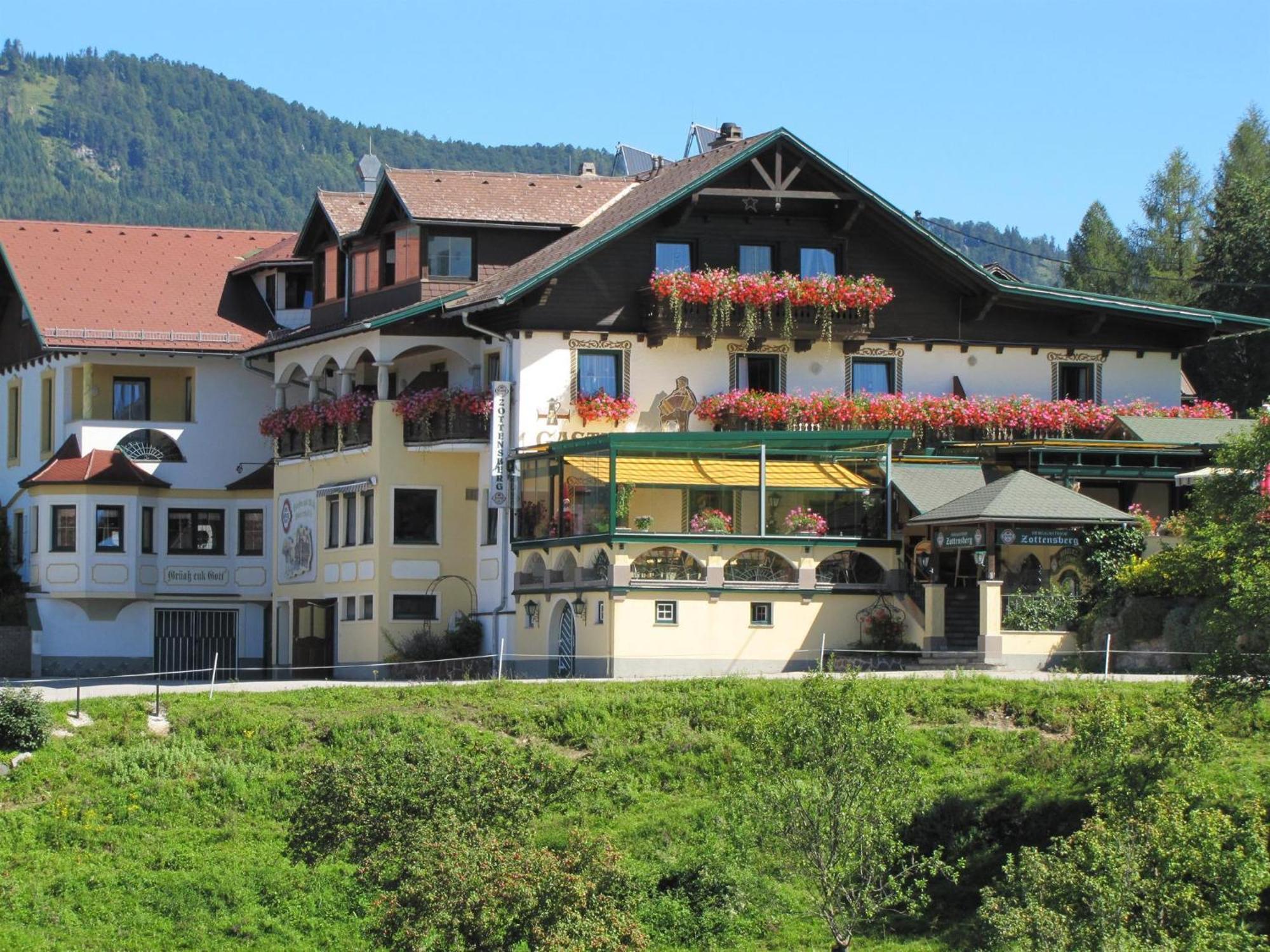 Berggasthof Zottensberg Edlbach Bagian luar foto